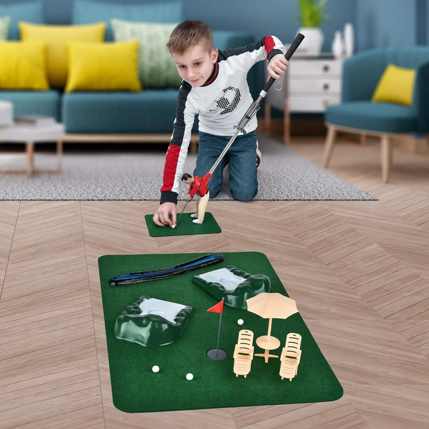 Mini Golf Man: juego de minigolf portátil para niños - imagen 5