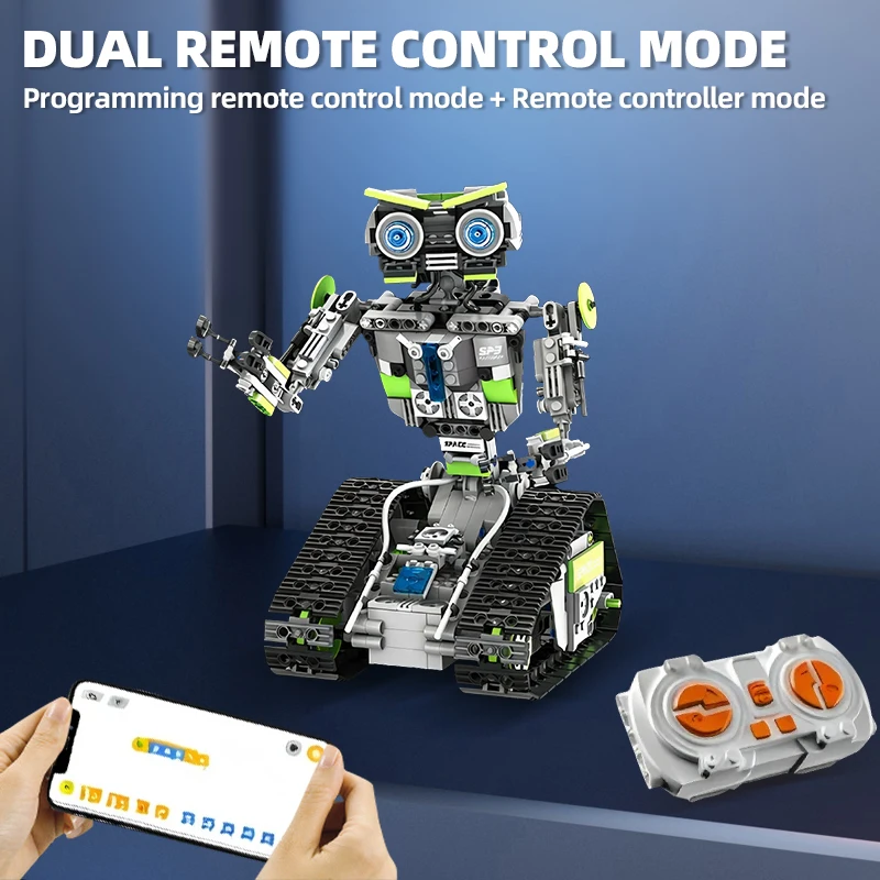 Robot transformable programable con control remoto y bloques - imagen 4