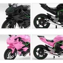 Modelo Kawasaki Ninja ZX-12R 1:18 - Motocicleta de colección para niños