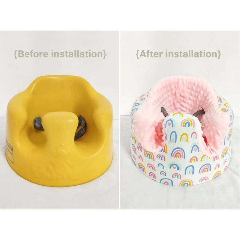 Funda cómoda de algodón para silla bebé Bumbo, asiento seguro - imagen 5