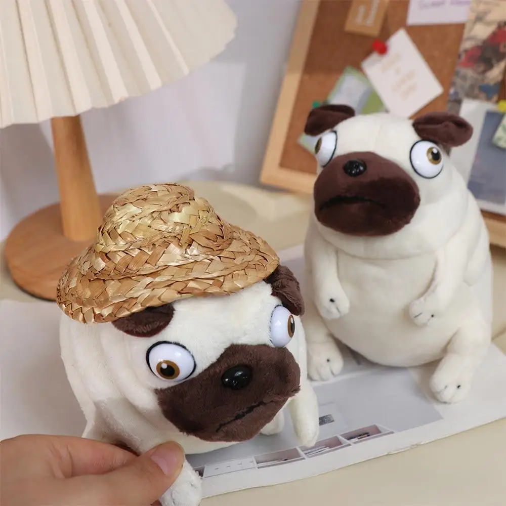 Peluche de pug gordo elfo suave y reconfortante para habitación - imagen 3