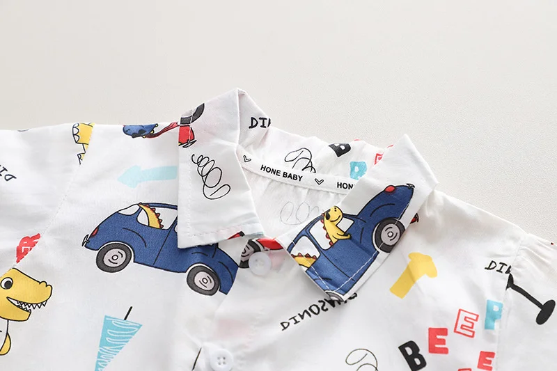 Detalle del estampado de dibujos animados
