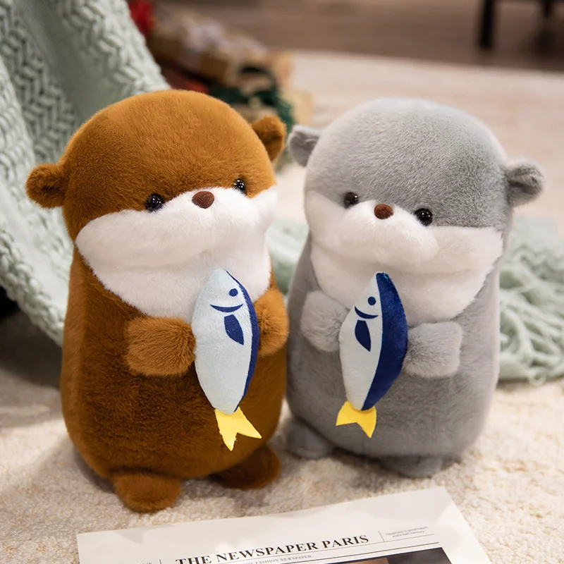 Peluche de nutria suave para niño – Almohada decorativa - imagen 5