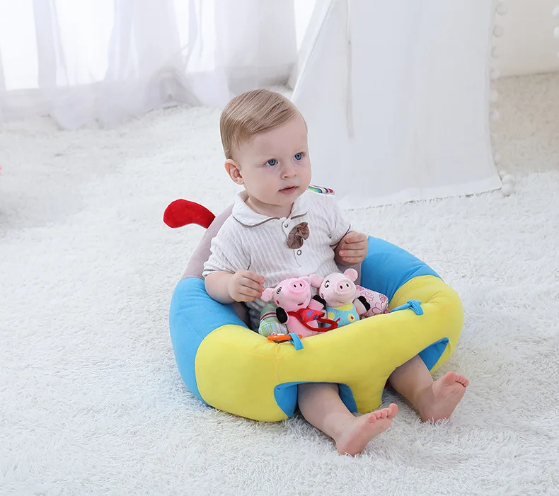 PANGDUBE sofá puff acolchado para bebé – Cojín blando habitación infantil - imagen 5