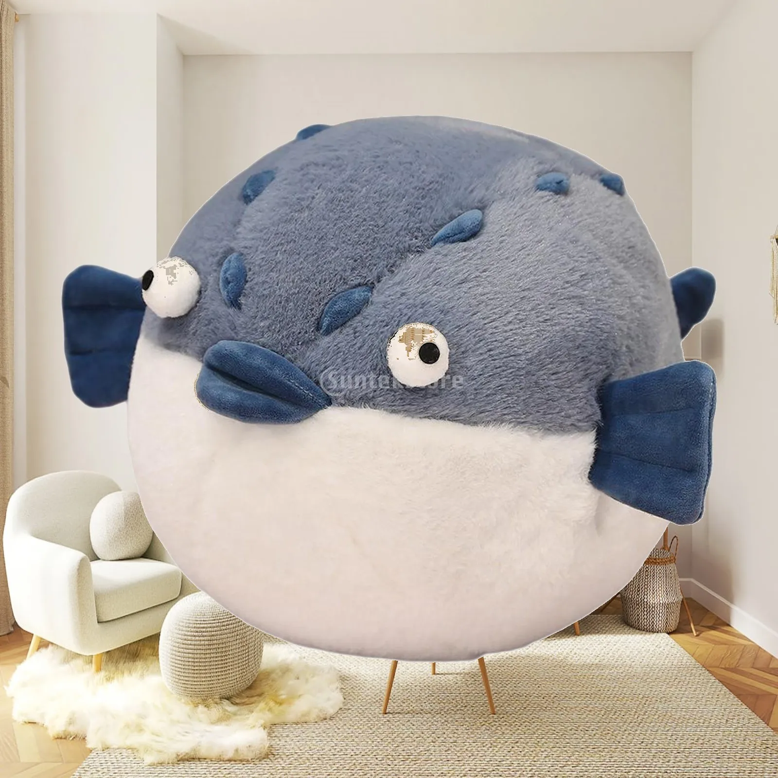 Almohada peluche cocodrilo pez acolchado para dormir en el coche - imagen 2