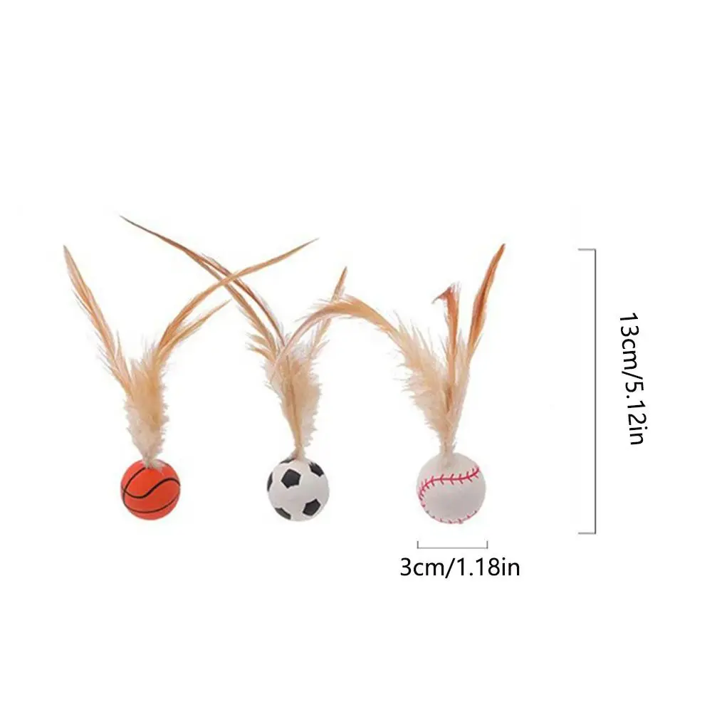 Pelota sólida interactiva para gatos resistente a mordeduras - imagen 2