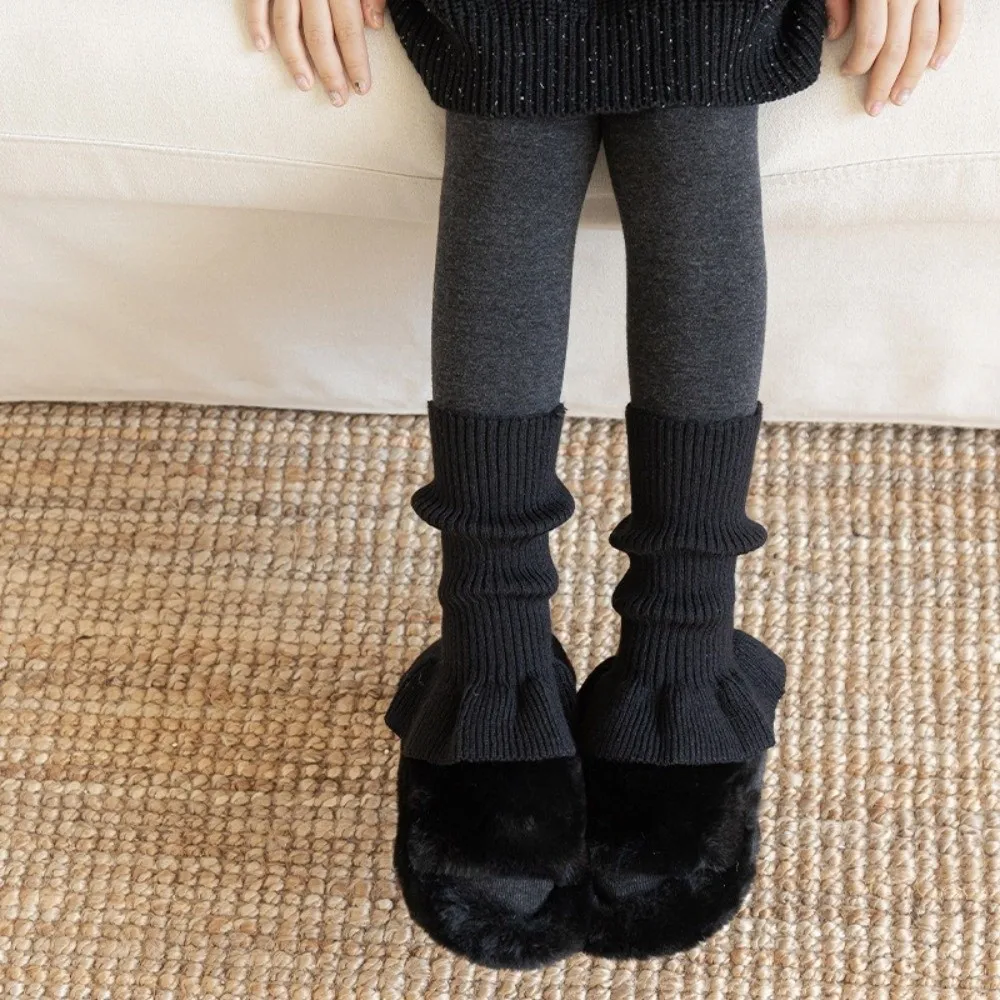 Calentadores de piernas de punto para niños – Estilo Lolita invierno - imagen 3