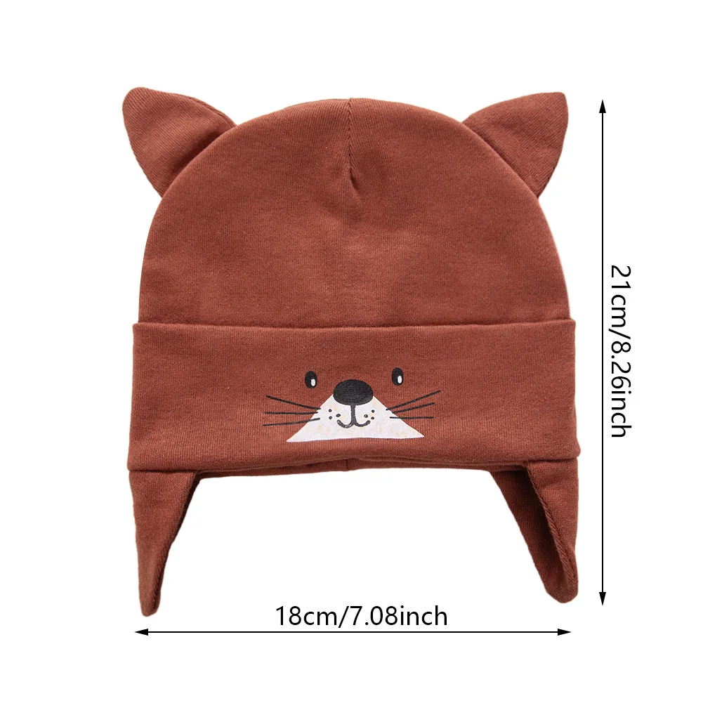 Gorro turbante de algodón suave para bebés y niños – estilo gato