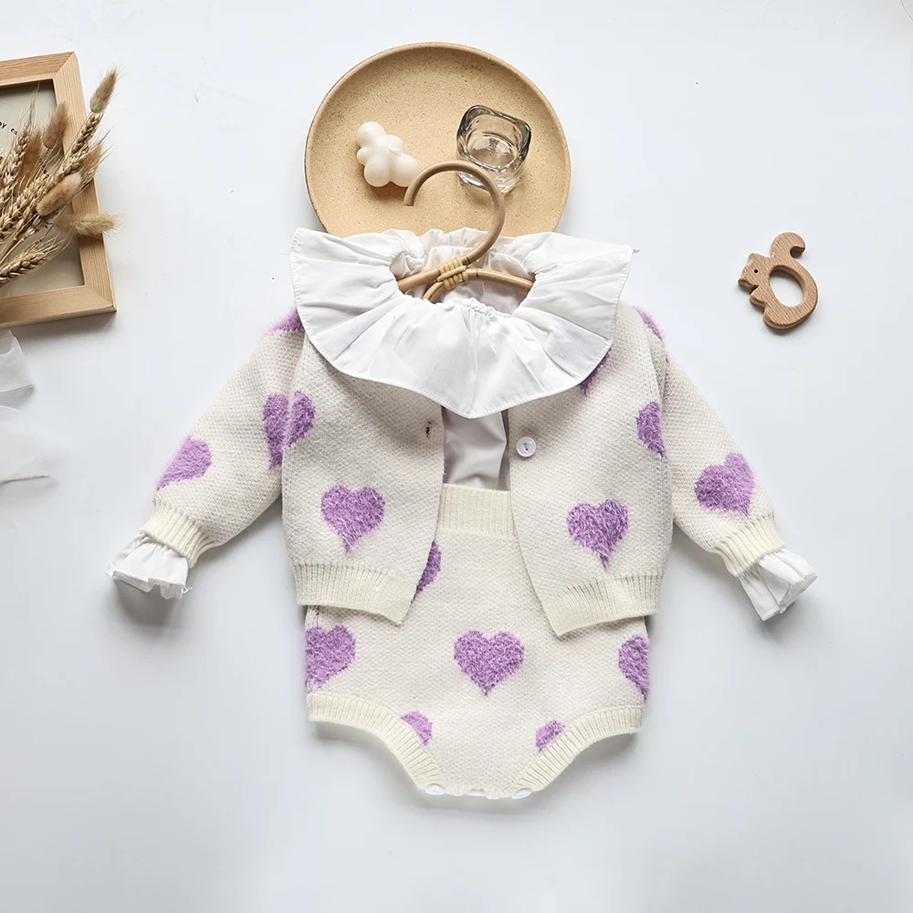 MILANCEL Conjunto de otoño para bebé: camisola, mono y suéteres - imagen 5