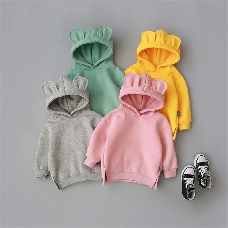 Sudaderas con capucha de algodón para niños | Estilo casual Otoño Invierno - imagen 3