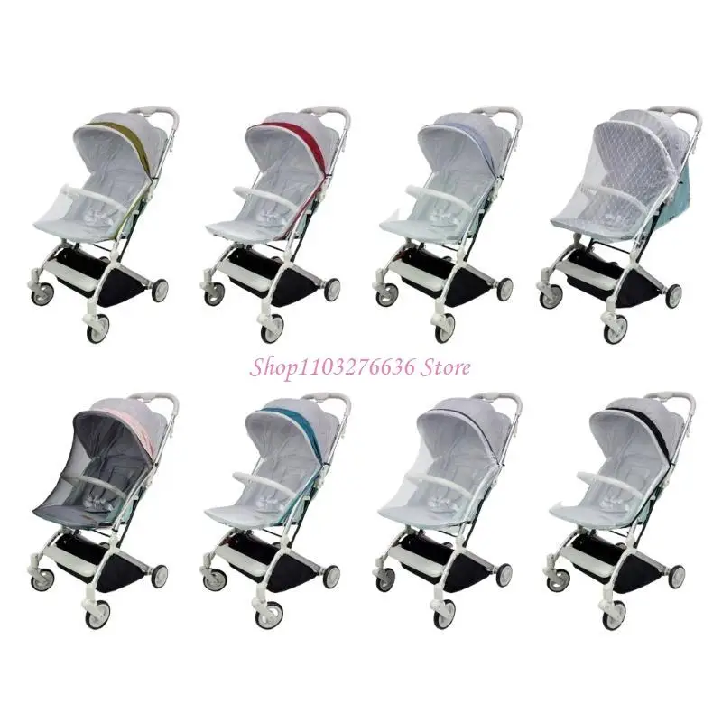 Mosquitera transpirable para cochecito y portabebés, universal