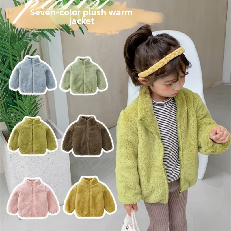 Chaqueta de forro polar doble cara para bebé – abrigo cálido - imagen 4