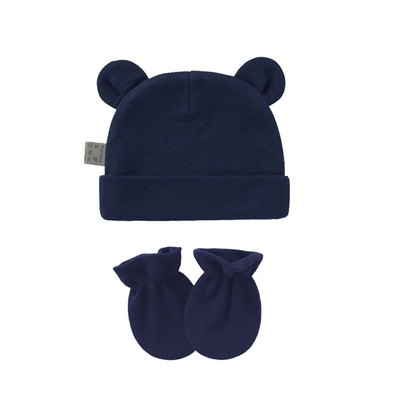 Conjunto de nacimiento para bebé con gorro y guantes suaves - imagen 5