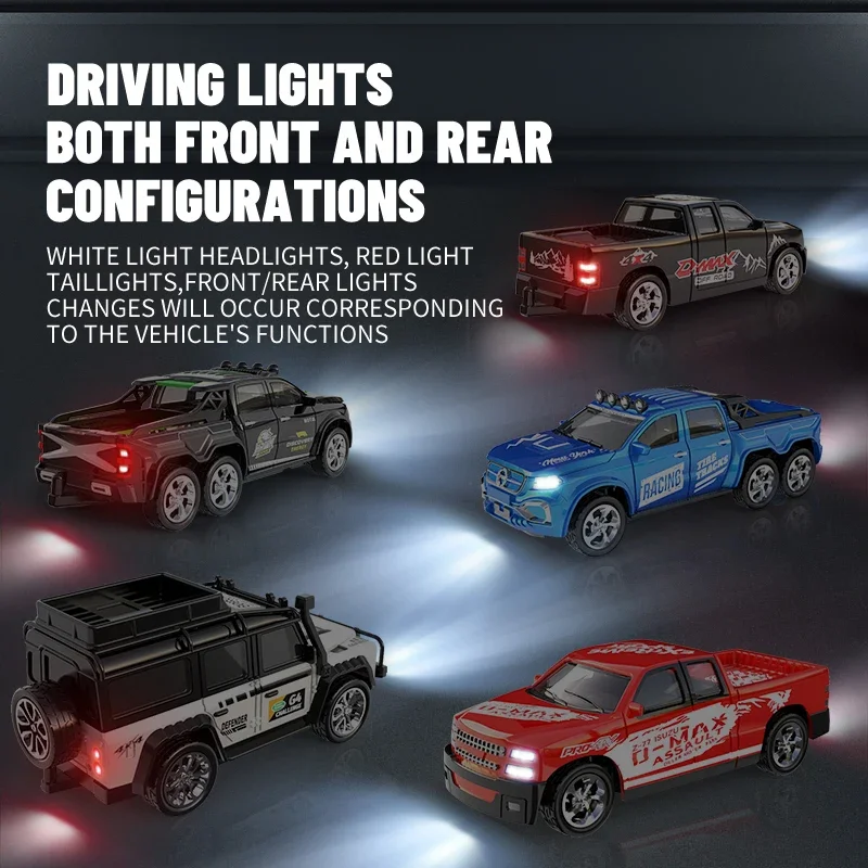 Coche RC teledirigido de aleación SUV todoterreno infantil con deriva - imagen 5