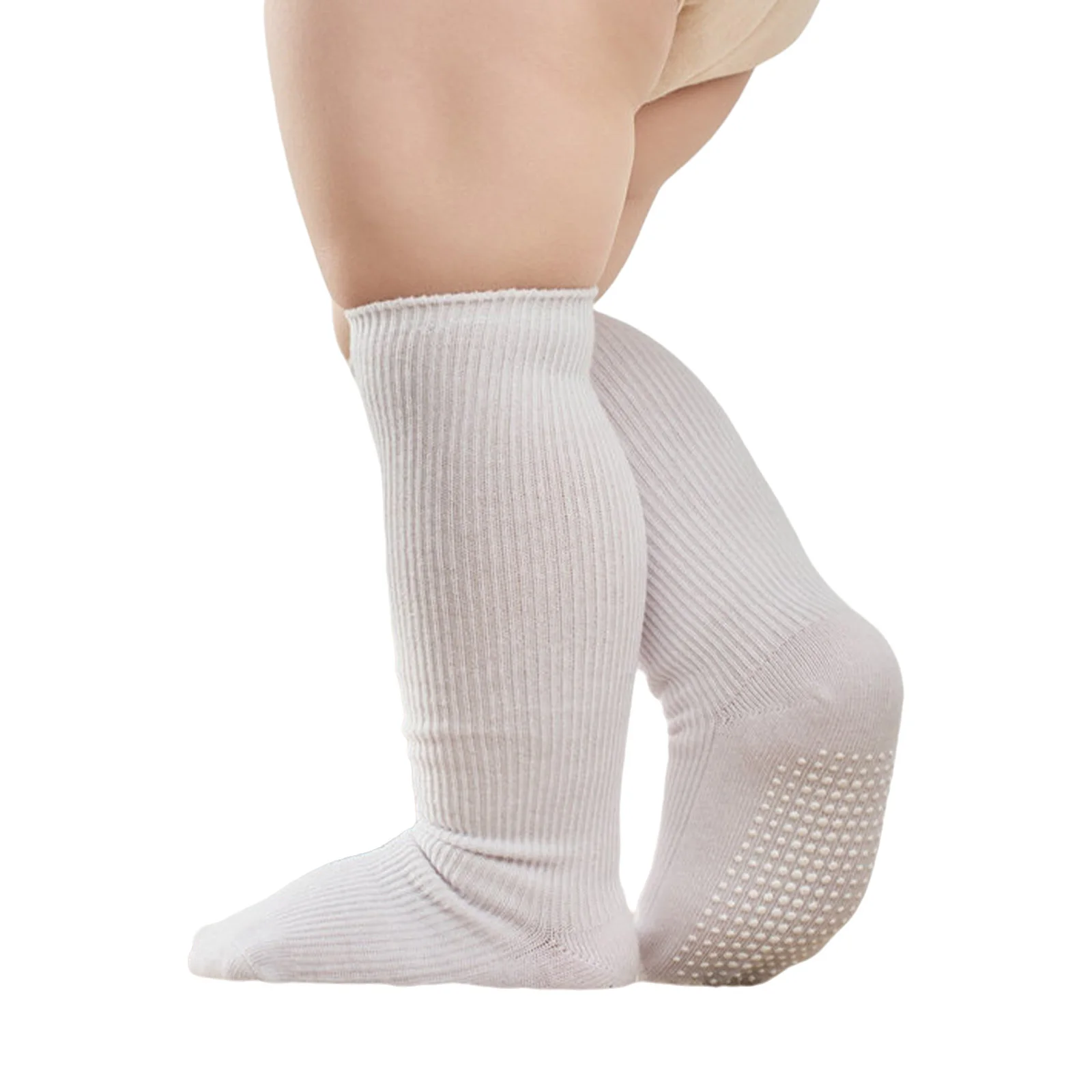 Calcetines antideslizantes para bebés y niños – acanalados lisos - imagen 5