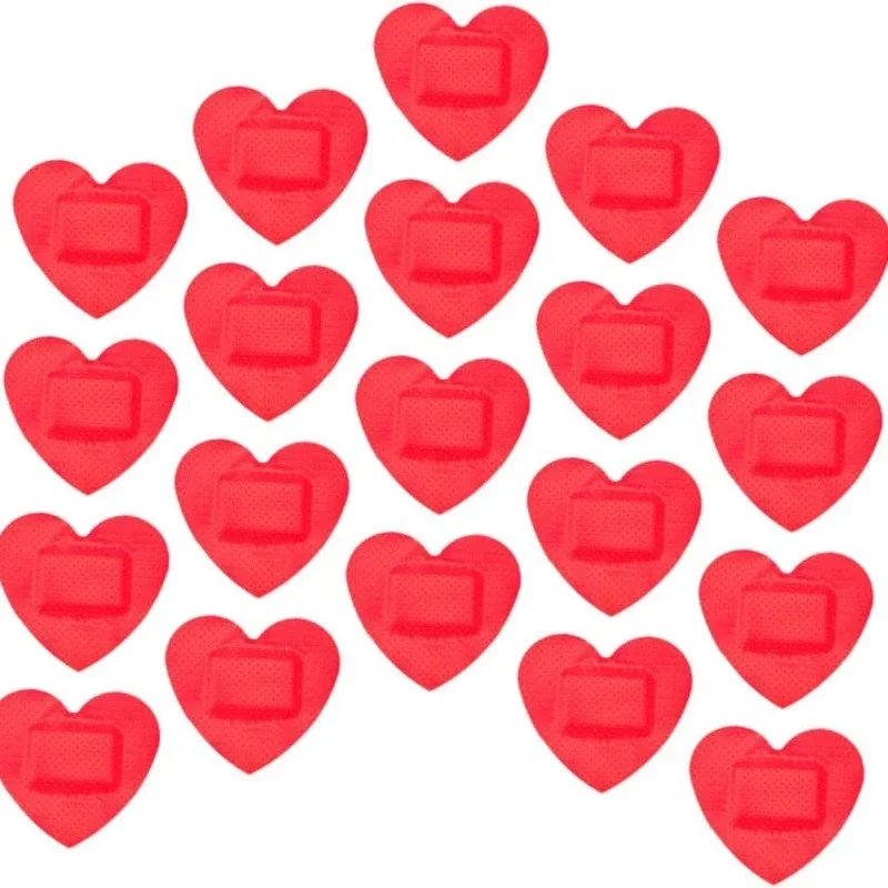 Tiritas decoradas corazones y labios rojos para niñas - imagen 4