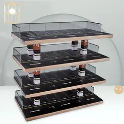 Garaje en miniatura de acrílico para coche, diorama de parking