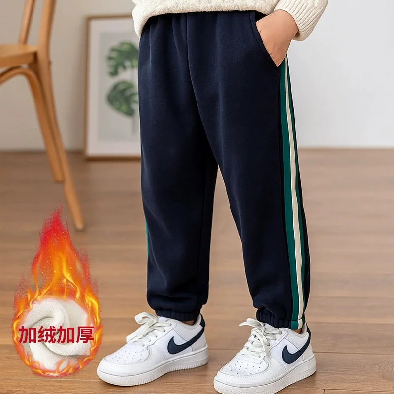 Pantalones acolchados de invierno térmicos para niños – Chándal - imagen 4