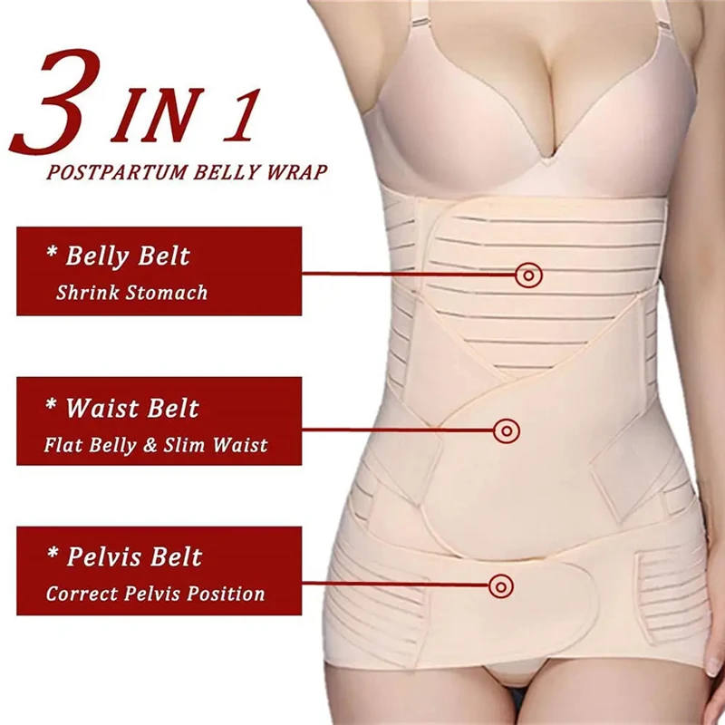 Faja postparto abdominal de soporte universal para cesárea y vaginal - imagen 4