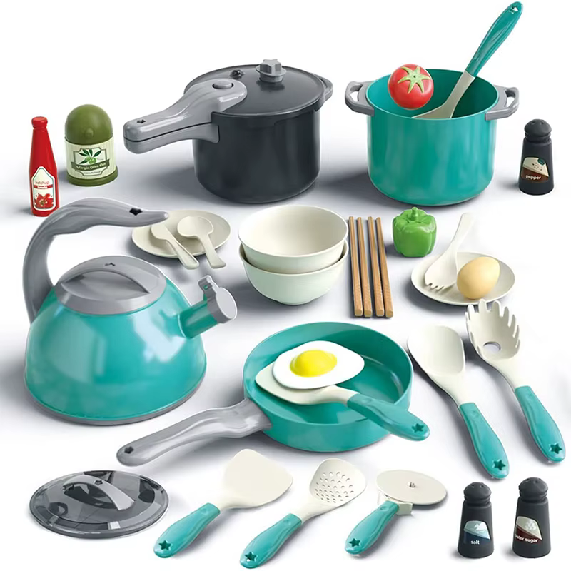 Juego completo de accesorios de cocina infantiles