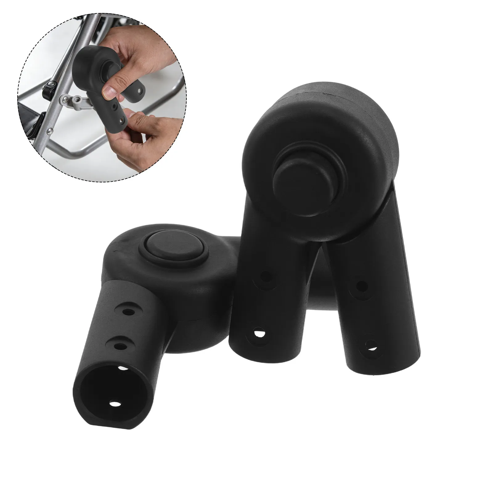 Adaptador universal de unión para cochecito infantil negro - imagen 2