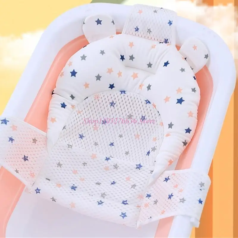 Almohadilla de baño para bebé con soporte antideslizante - imagen 2
