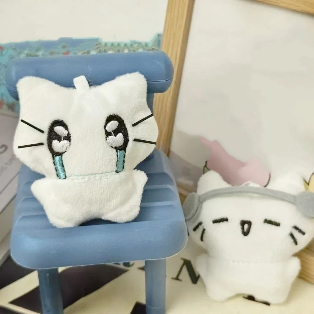 Llavero de gato con auriculares para bolso, dibujo animado - imagen 2