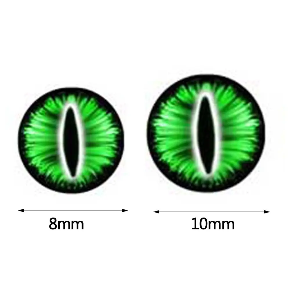Ojos de cristal para muñecas y manualidades 8mm - imagen 5