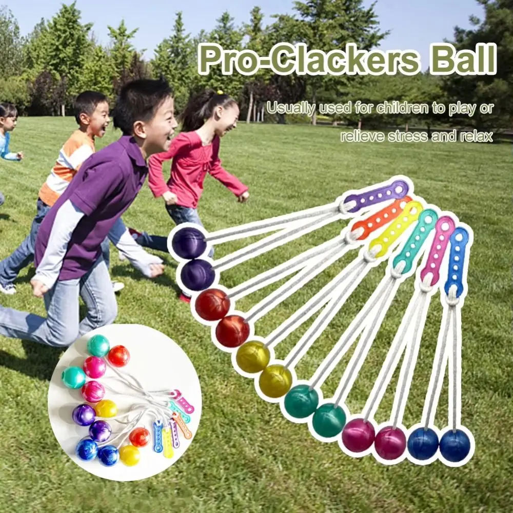 Bolas antiestrés con clic clac de colores divertidos - imagen 2