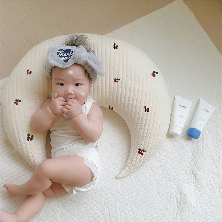 Almohada de Lactancia Bebé Diseño Oso – Algodón Suave para Recién Nacidos - imagen 2