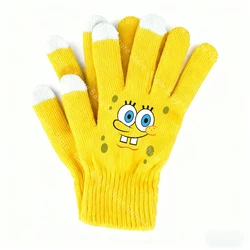 Guantes de invierno Bob Esponja pantalla táctil cálidos para niños