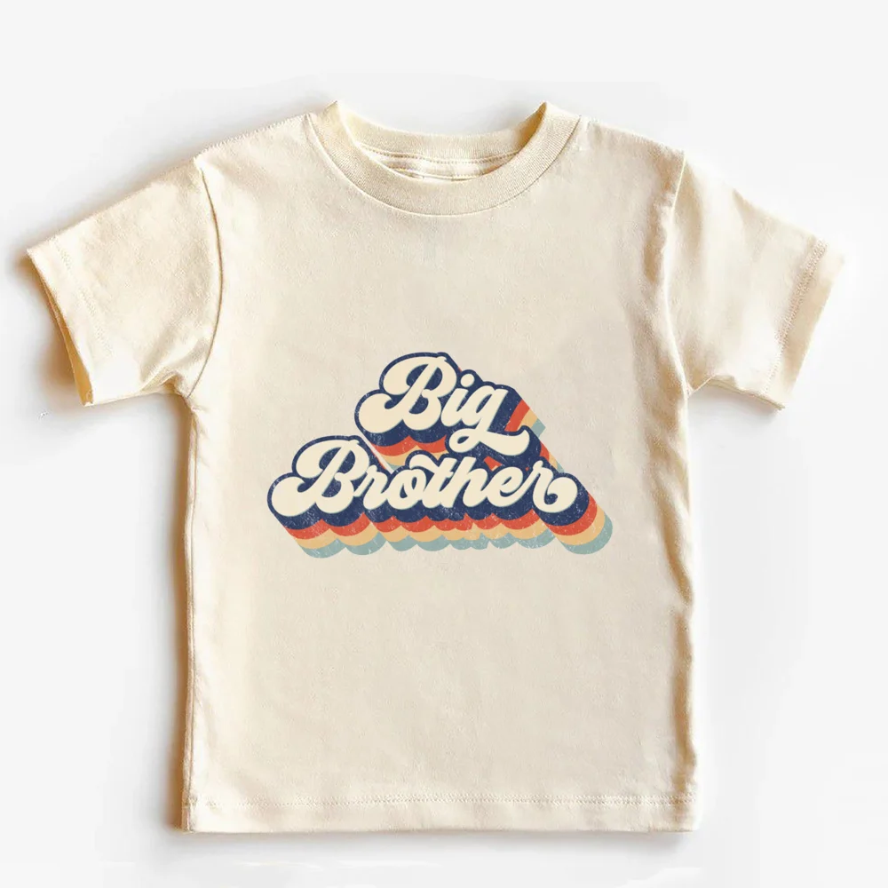 Big Bro Little Bro – Camiseta hermanos estilo vintage - imagen 5