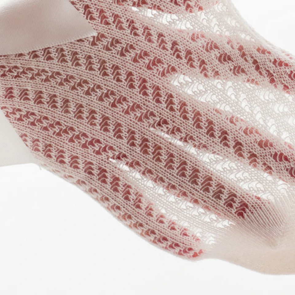 Calcetines de algodón para bebé con lazo princesa – Hasta la rodilla - imagen 2