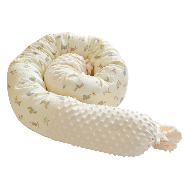Valla de seguridad para bebé en algodón - Almohada lateral relajante - imagen 2