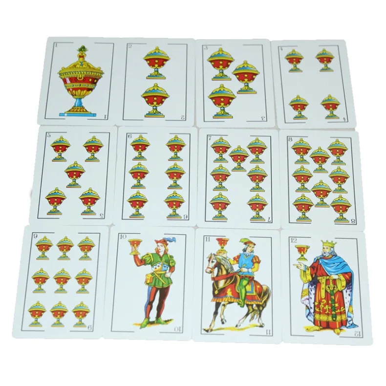 Cartas portátiles de baraja española