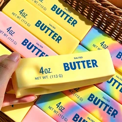 Juguete sensorial blandito elástico lento en forma barra mantequilla
