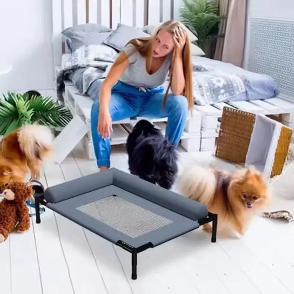 Cama para perros de malla lavable, refrescante y extraíble - imagen 2