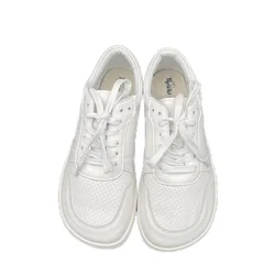 Zapatillas de piel flexible para niños – Suela plana y puntera ancha