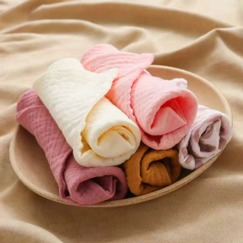 Toallitas faciales para bebé de algodón - Pañuelo suave para manos - imagen 5