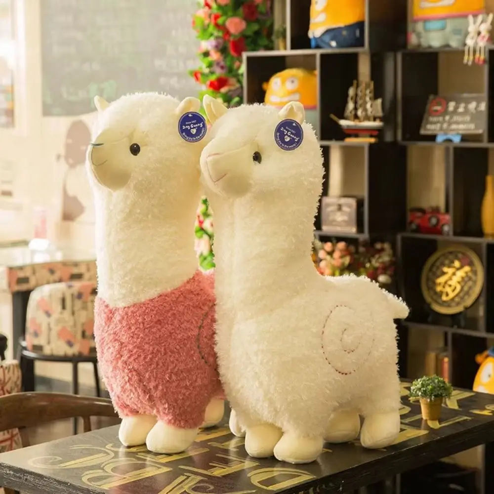 Peluche de alpaca en tamaño mediano