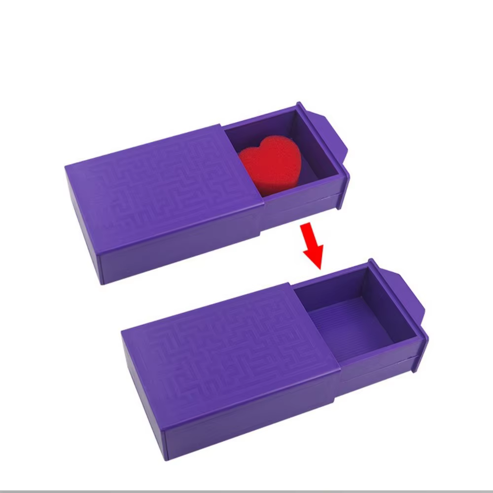 Caja mágica de plástico para trucos de magia infantil fácil misteriosa