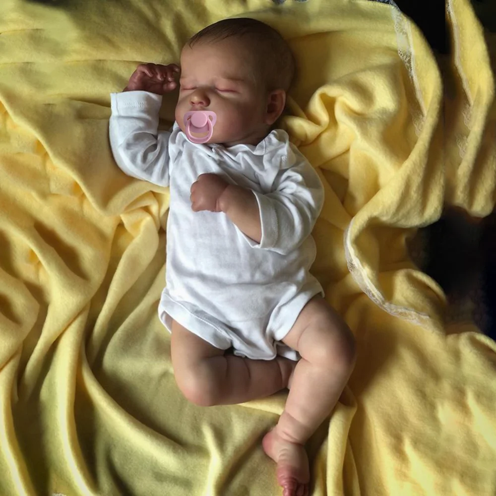 LouLou Reborn muñeca realista de silicona, vinilo y tela hecha a mano - imagen 2