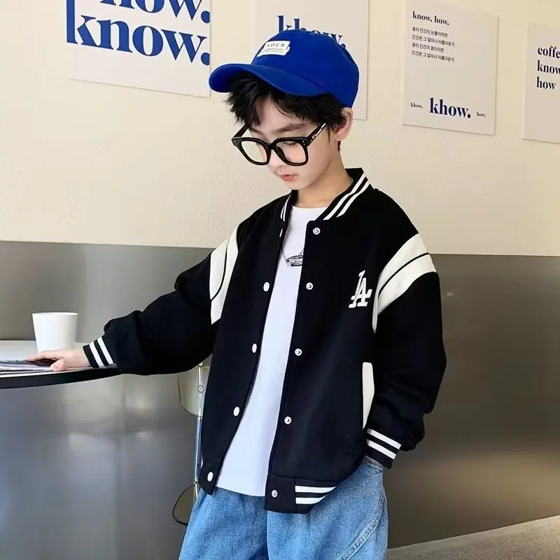 Chaqueta de béisbol para niño – Cuello redondo para primavera y otoño - imagen 2