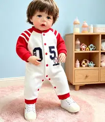 Muñeca Reborn Sandie realista con piel 3D y cabello injertado