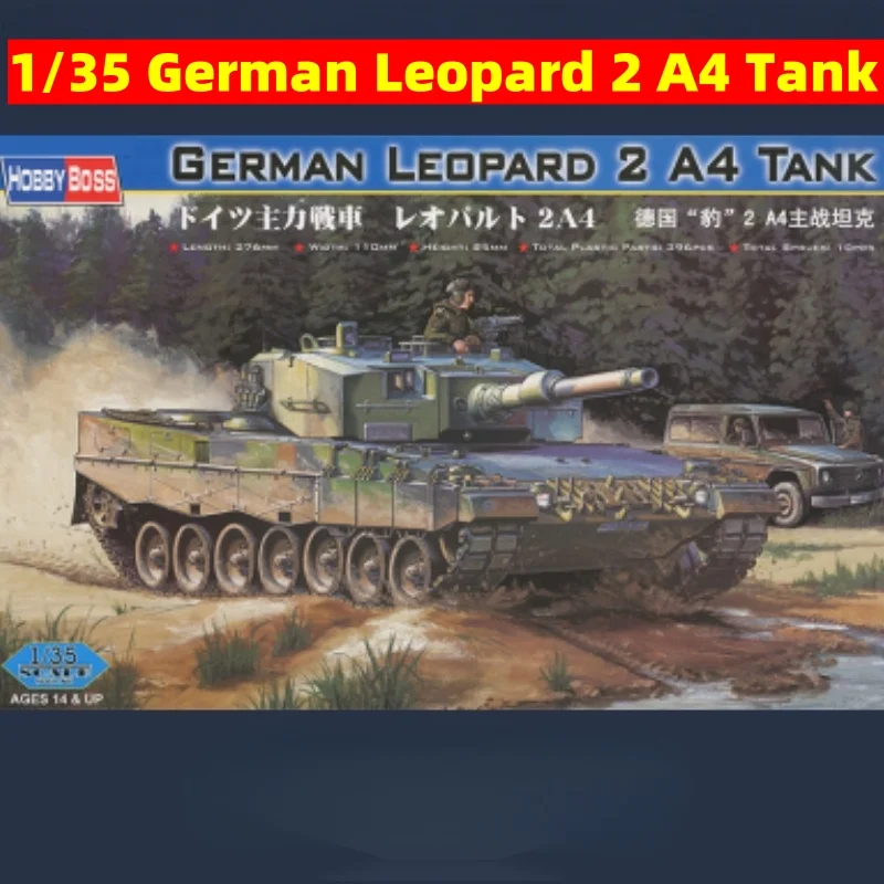 Trumpeter Maqueta de tanque Leopard 2A4 de plástico para ensamblar