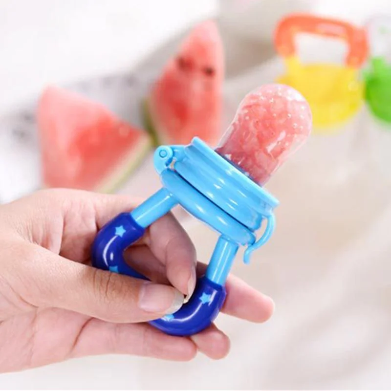 Alimentador de fruta de silicona para bebés – Alivia molestias de dentición - imagen 5