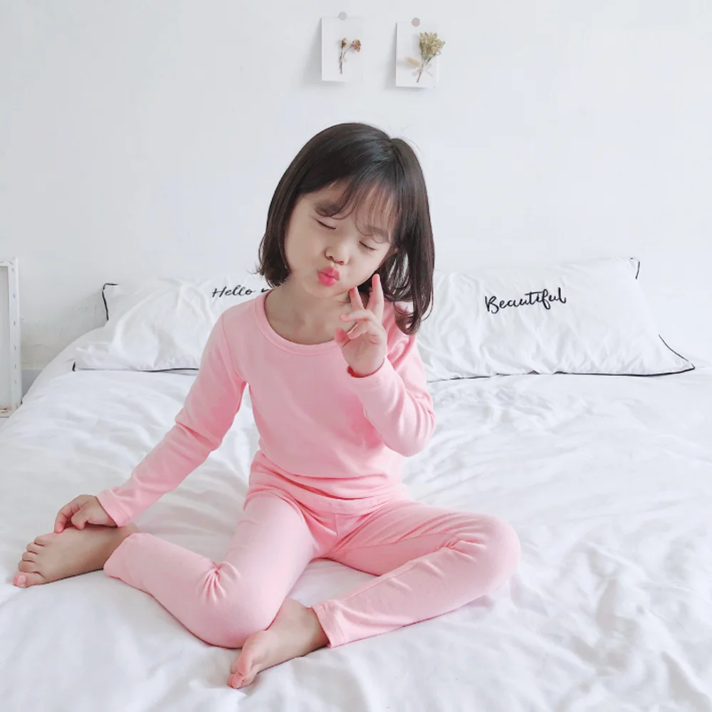 Ropa interior térmica infantil para otoño e invierno, niñas y niños - imagen 5