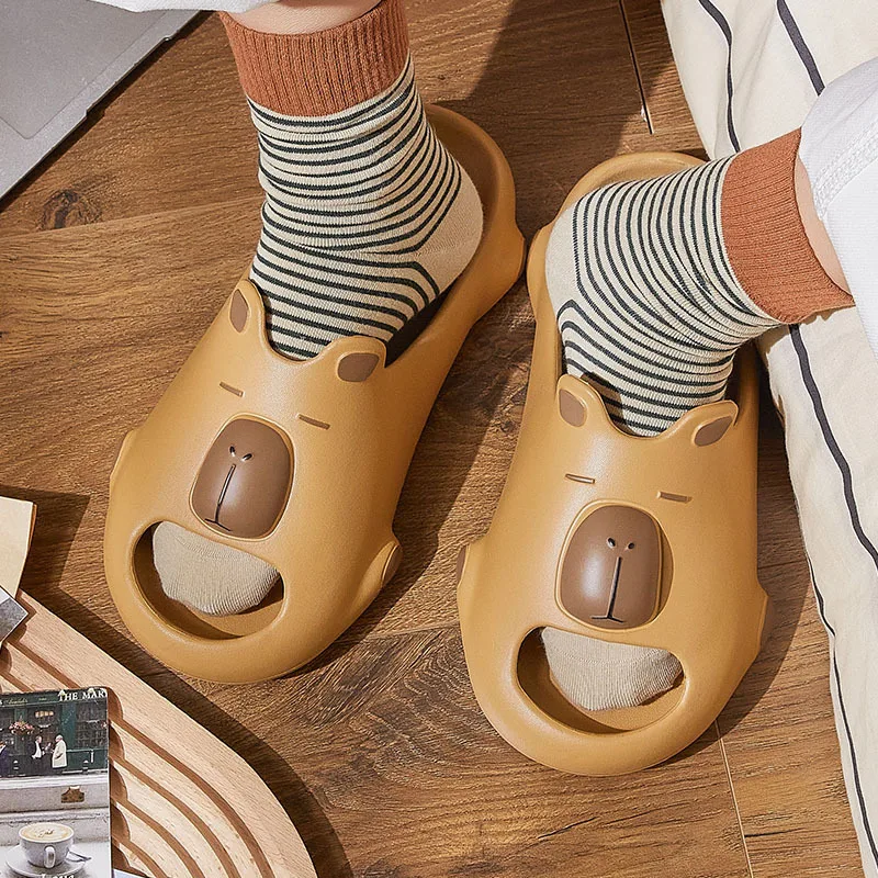 Pantuflas de casa con capibara para niños – Suaves y ligeras de EVA - imagen 3