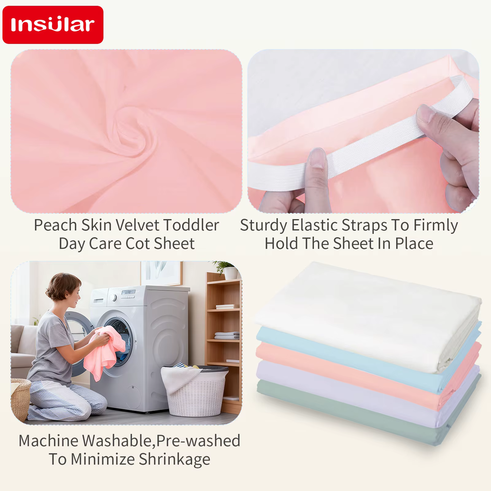 Funda transpirable ajustable para cuna de siesta - imagen 5