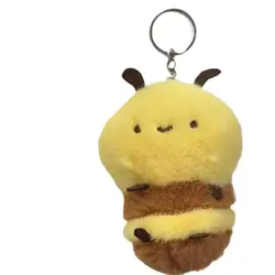 Llavero abeja de peluche colgante para bolso y mochila